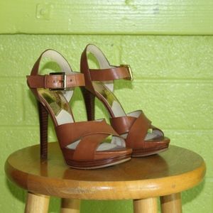 Michael Kors brown heels